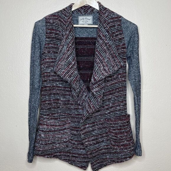 Lucky Brand Sweaters - Lucky Brand Cardigan Womens XS Sweater Southwestern Open Front Wool Blend Boho